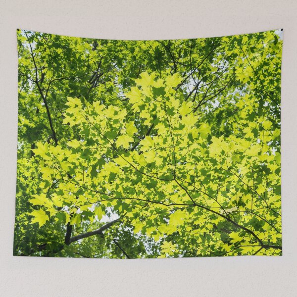 Item preview, Biophilic Leaf Mosaic - Early Summer Maple Tree Canopy designed and sold by Georgia Mizuleva.