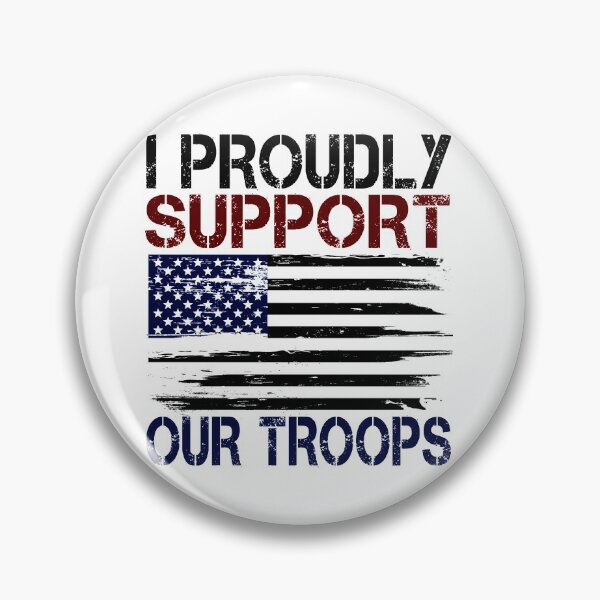 Item preview, Proudly Support Our Troops designed and sold by Visualsplendors.