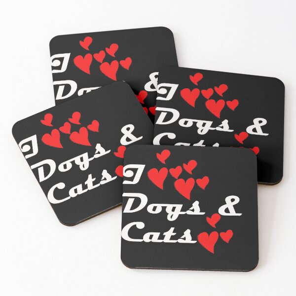 Item preview, I love dogs and cats designed and sold by helkav.