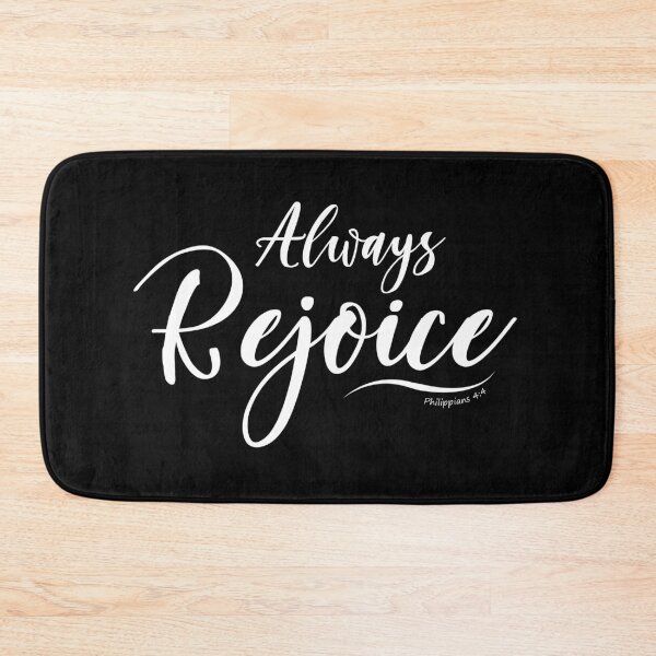 Item preview, Always Rejoice Bible verse Philippians 4:4 designed and sold by KA DESIGNS.