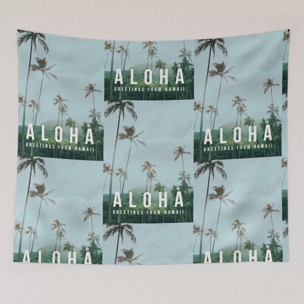 Item preview, Aloha greetings from Hawaii traveling world  designed and sold by Tropical Blood.