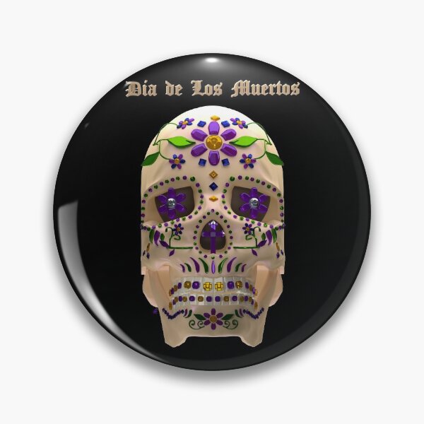 Item preview, Dia De Los Muertos Sugar Skull designed and sold by apadilladesign.