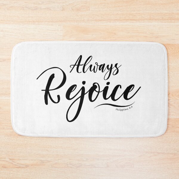 Item preview, Always Rejoice Bible verse Philippians 4:4 designed and sold by KA DESIGNS.
