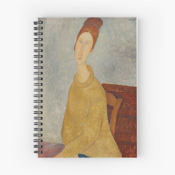Item preview,  Vintage Portrait painting by  Amedeo Modigliani (Italian, Livorno 1884–1920 Paris) designed and sold by Vintage Designs +.