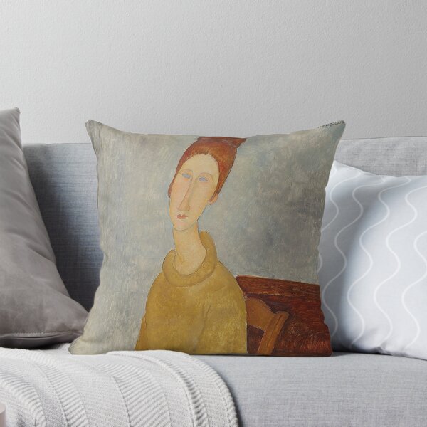 Item preview,  Vintage Portrait painting by  Amedeo Modigliani (Italian, Livorno 1884–1920 Paris) designed and sold by Vintage Designs +.