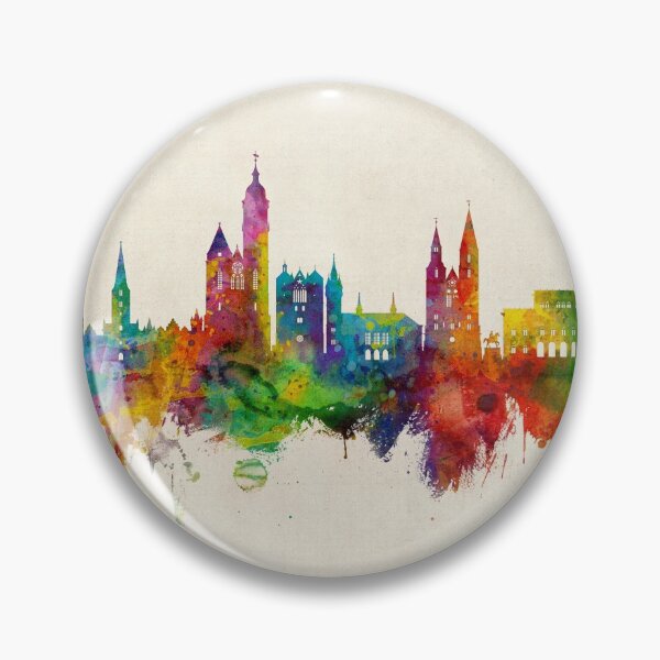 Item preview, Braunschweig Germany Skyline designed and sold by ArtPrints.