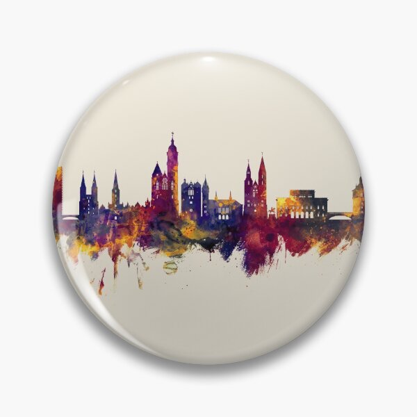 Item preview, Braunschweig Germany Skyline designed and sold by ArtPrints.