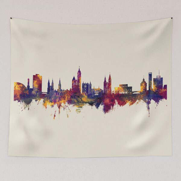 Item preview, Braunschweig Germany Skyline designed and sold by ArtPrints.