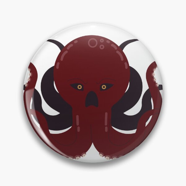 Item preview, Echte-Lernuhren.de | EasyRead children's clock children's room clock 24 hours format © hatgirlDESIGN (3,6,9,12 highlighted) school start school start sea monster tentacle octopus octopus designed and sold by hatgirldesign.