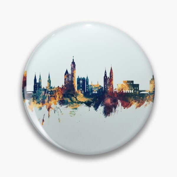 Item preview, Braunschweig Germany Skyline designed and sold by ArtPrints.