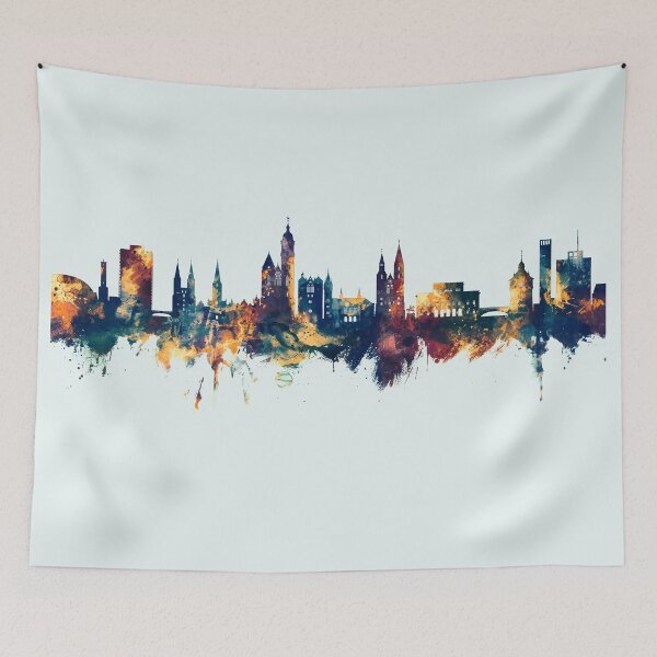 Item preview, Braunschweig Germany Skyline designed and sold by ArtPrints.