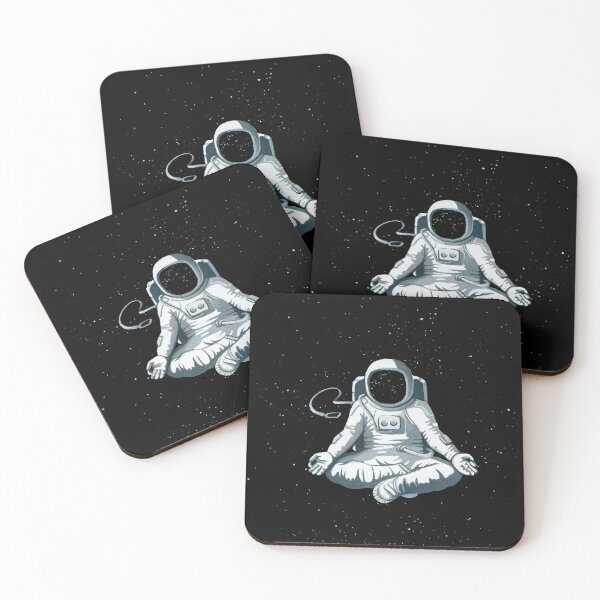 Artikelvorschau, Astronaut Yoga Black Space Meditation entworfen und verkauft von victorcociul.