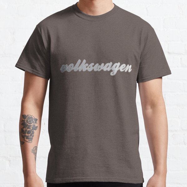 VOLKSWAGEN T-shirt ..VW Car Enthusiast top..with arm logos v dub present gift
