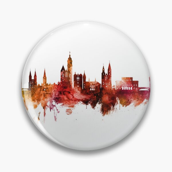 Item preview, Braunschweig Germany Skyline designed and sold by ArtPrints.