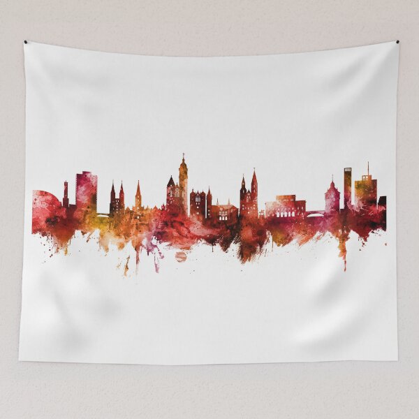 Item preview, Braunschweig Germany Skyline designed and sold by ArtPrints.
