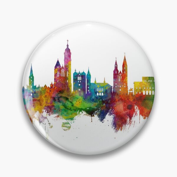 Item preview, Braunschweig Germany Skyline designed and sold by ArtPrints.