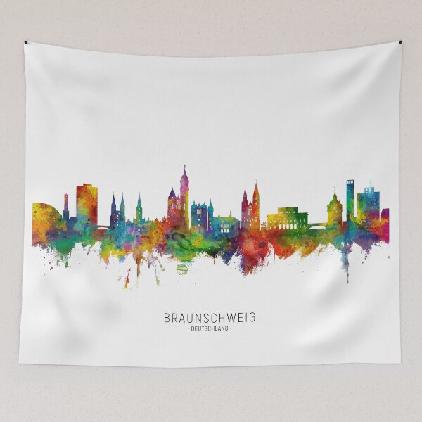 Item preview, Braunschweig Germany Skyline designed and sold by ArtPrints.