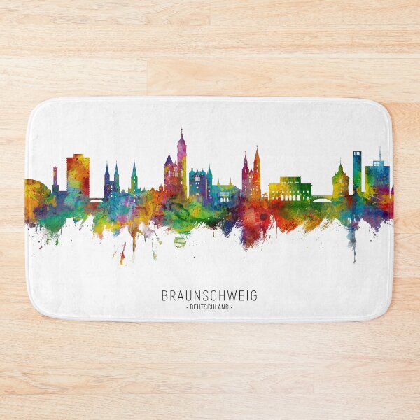 Item preview, Braunschweig Germany Skyline designed and sold by ArtPrints.
