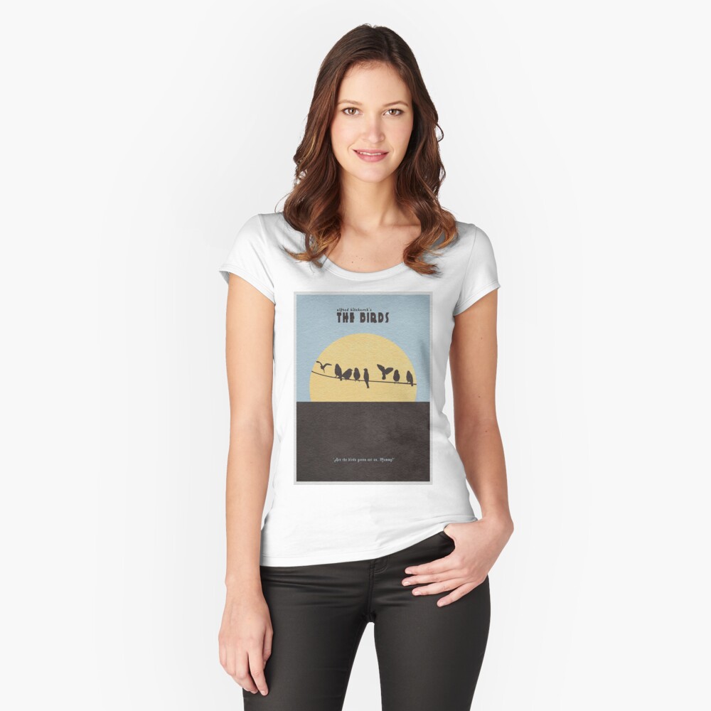 Vista previa del artículo con la obra «Camiseta entallada de cuello ancho», diseñado y vendido por geekmywall.