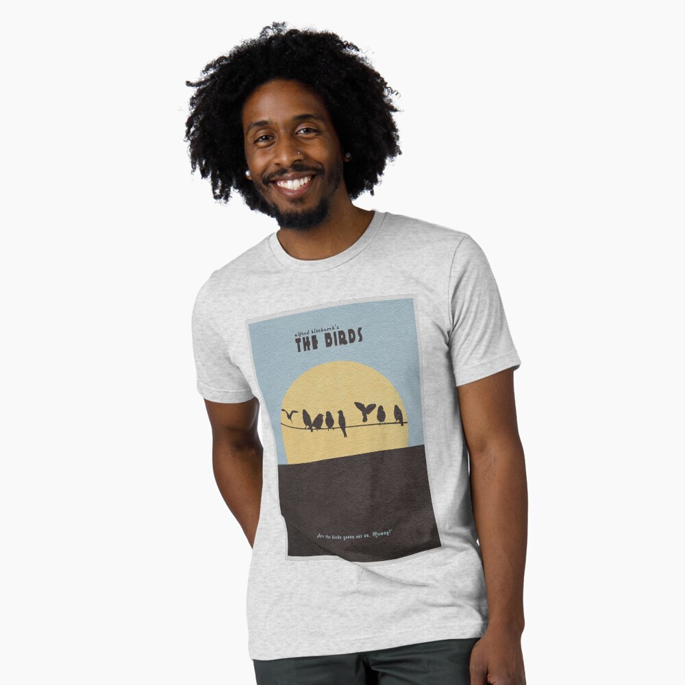 Vista previa del artículo con la obra «Camiseta de tejido mixto», diseñado y vendido por geekmywall.