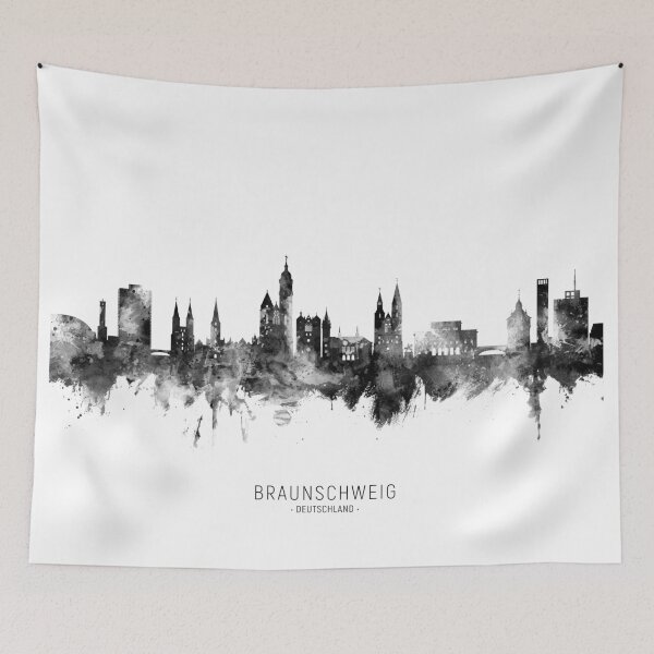 Item preview, Braunschweig Germany Skyline designed and sold by ArtPrints.
