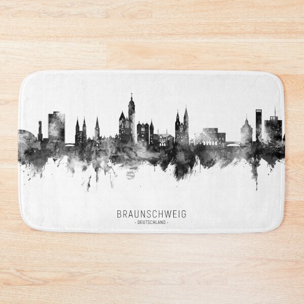 Item preview, Braunschweig Germany Skyline designed and sold by ArtPrints.