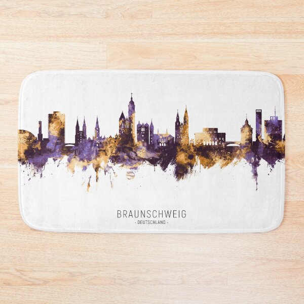 Item preview, Braunschweig Germany Skyline designed and sold by ArtPrints.