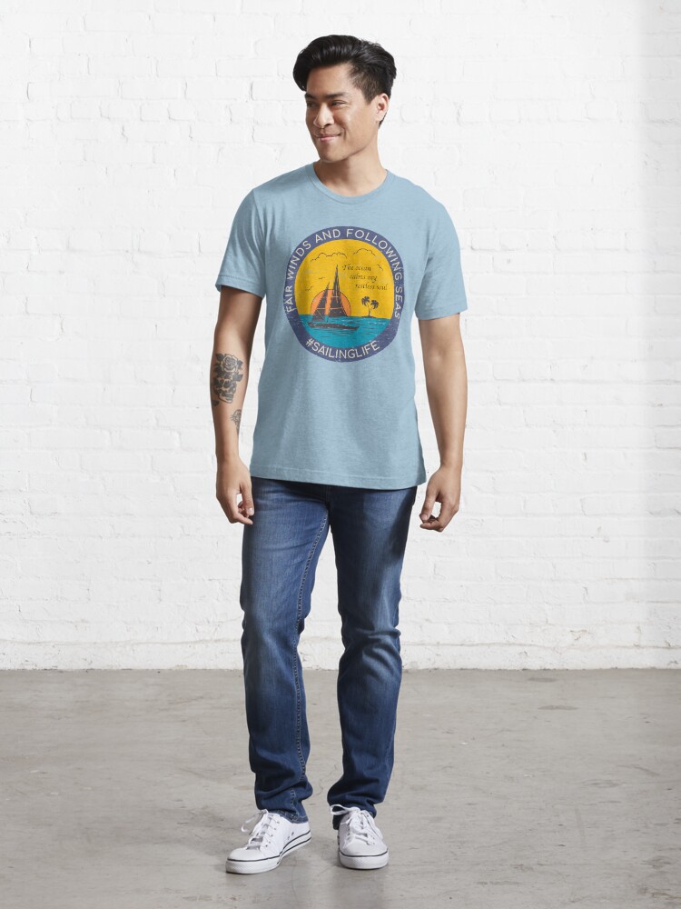 Alternate view of SAILINGLIFE - Fair Winds Essential T-Shirt