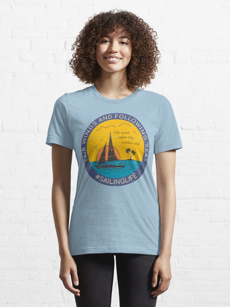 Alternate view of SAILINGLIFE - Fair Winds Essential T-Shirt