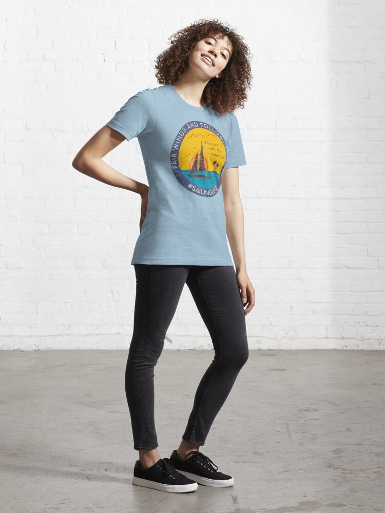 Alternate view of SAILINGLIFE - Fair Winds Essential T-Shirt