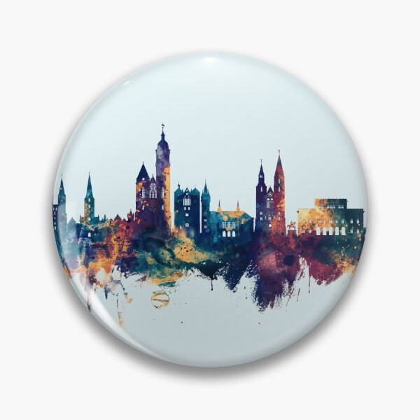 Item preview, Braunschweig Germany Skyline designed and sold by ArtPrints.