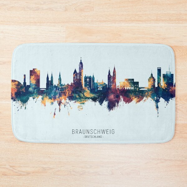 Item preview, Braunschweig Germany Skyline designed and sold by ArtPrints.