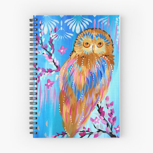 Item preview, Owl phone case, with an abstract owl painted in bright colours designed and sold by CatherineJacobs.