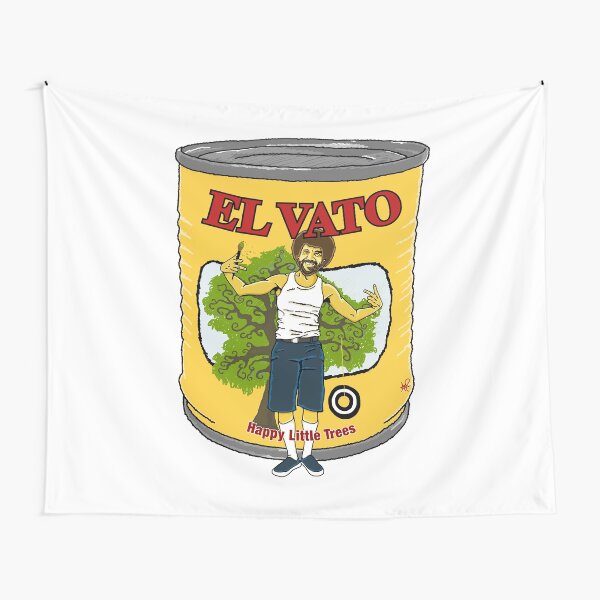 El Vato - Happy Little Trees Tapestry