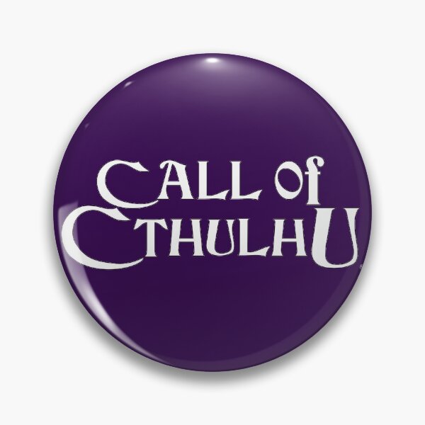 Item preview, Call of Cthulhu - Logo (white) designed and sold by Chaosium.