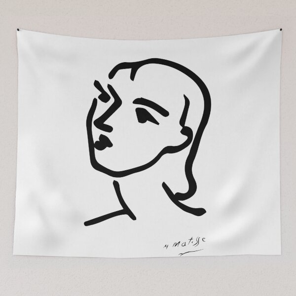 Item preview, Henri Matisse - Nadia aux Cheveux lisses - Nadia with Smooth Hairs - Signature designed and sold by artswag.