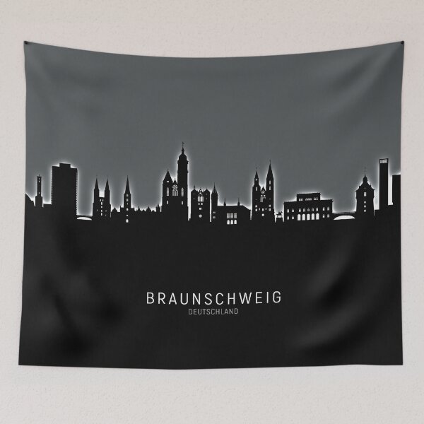 Item preview, Braunschweig Germany Skyline designed and sold by ArtPrints.