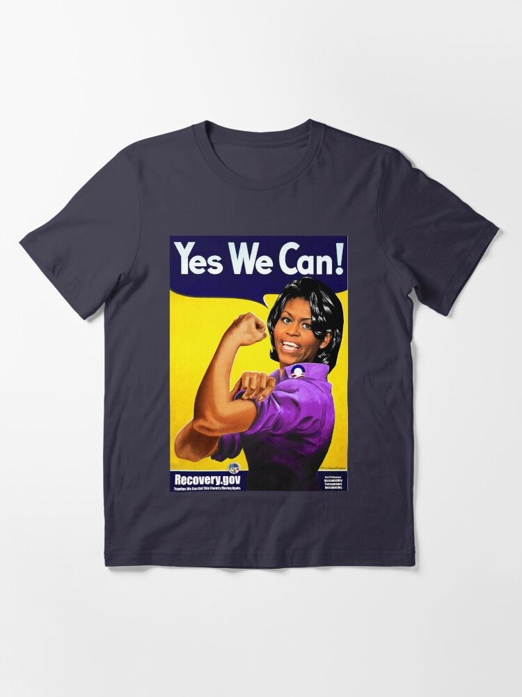 "Recovery.gov Michelle Obama as Rosie The Riveter" Tshirt for Sale by