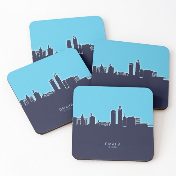 Item preview, Omaha Nebraska Skyline designed and sold by ArtPrints.
