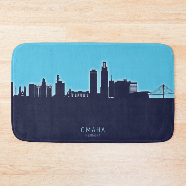 Item preview, Omaha Nebraska Skyline designed and sold by ArtPrints.