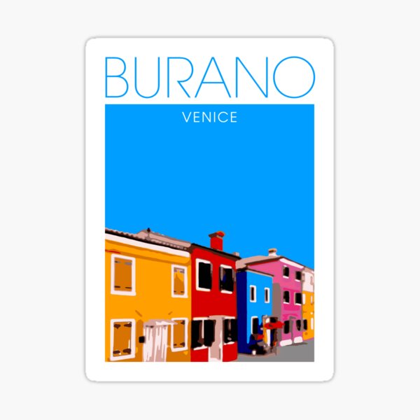 Item preview, Burano Poster designed and sold by Mark Vickers.