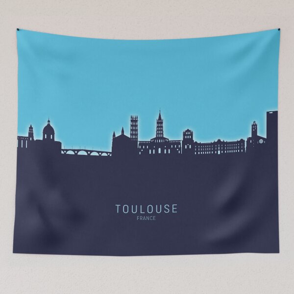 Item preview, Toulouse France Skyline designed and sold by ArtPrints.