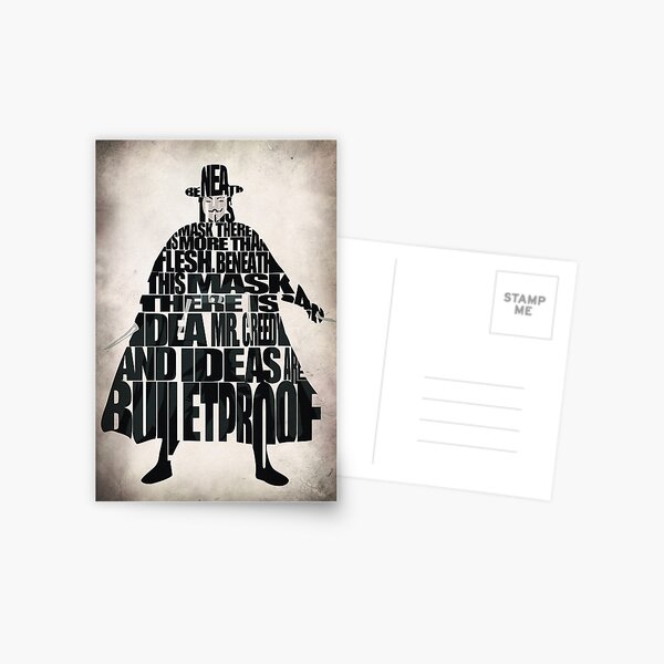 V for Vendetta Postcard
