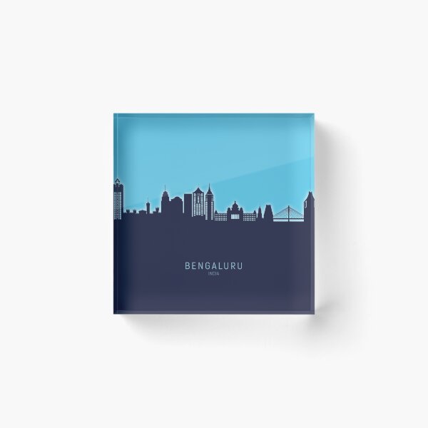 Item preview, Bengaluru Skyline India Bangalore designed and sold by ArtPrints.