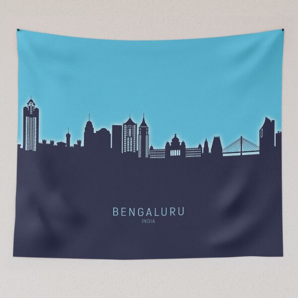 Item preview, Bengaluru Skyline India Bangalore designed and sold by ArtPrints.