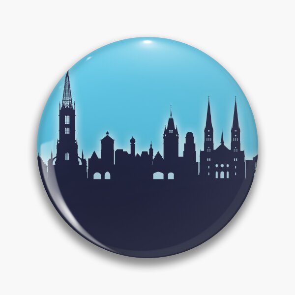 Item preview, Freiburg Germany Skyline designed and sold by ArtPrints.