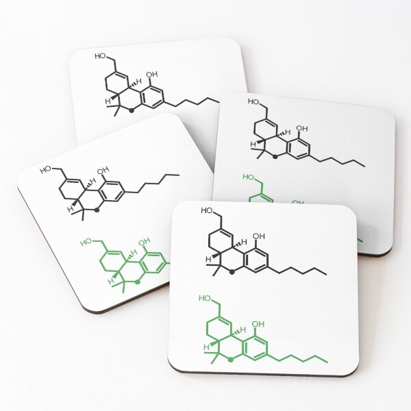 Item preview, THC Molecule x2 designed and sold by NobodysHero.