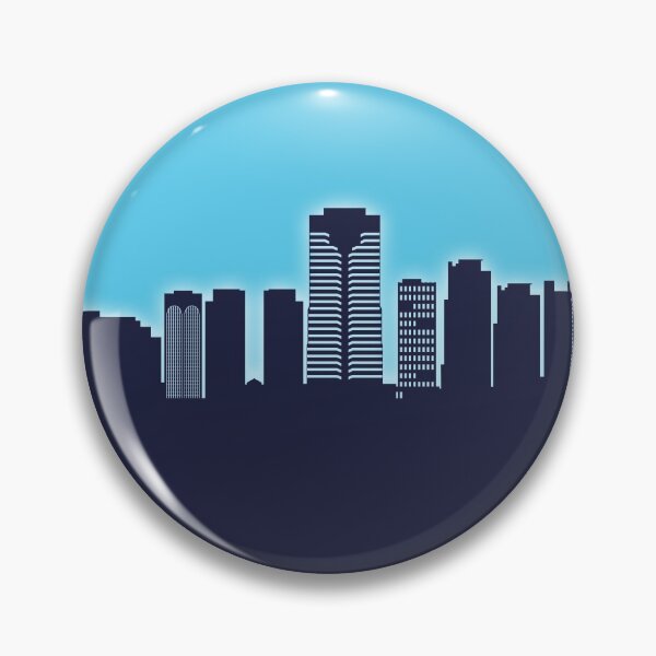 Item preview, Long Beach California Skyline designed and sold by ArtPrints.