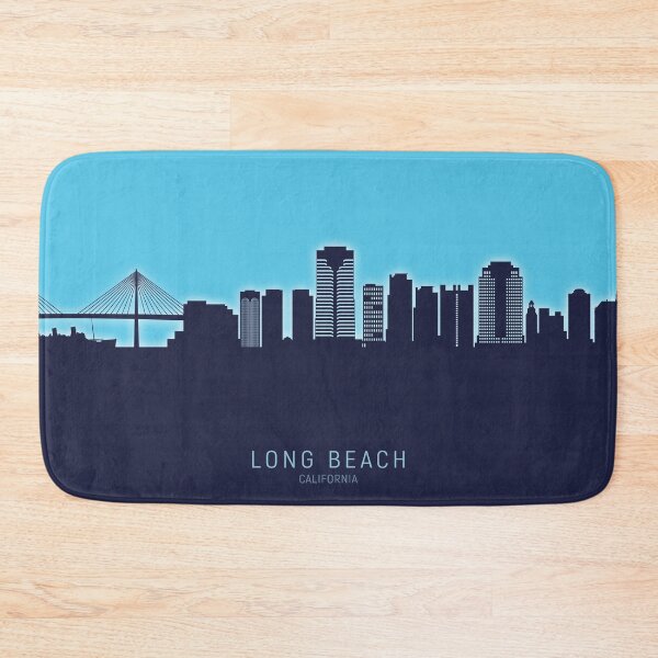 Item preview, Long Beach California Skyline designed and sold by ArtPrints.