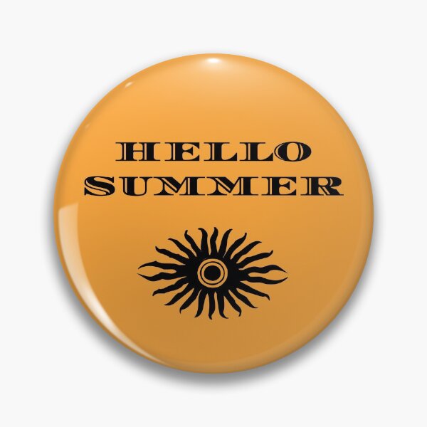 Item preview, " HELLO SUMMER" and sun Pattern designed and sold by Xexedesign.